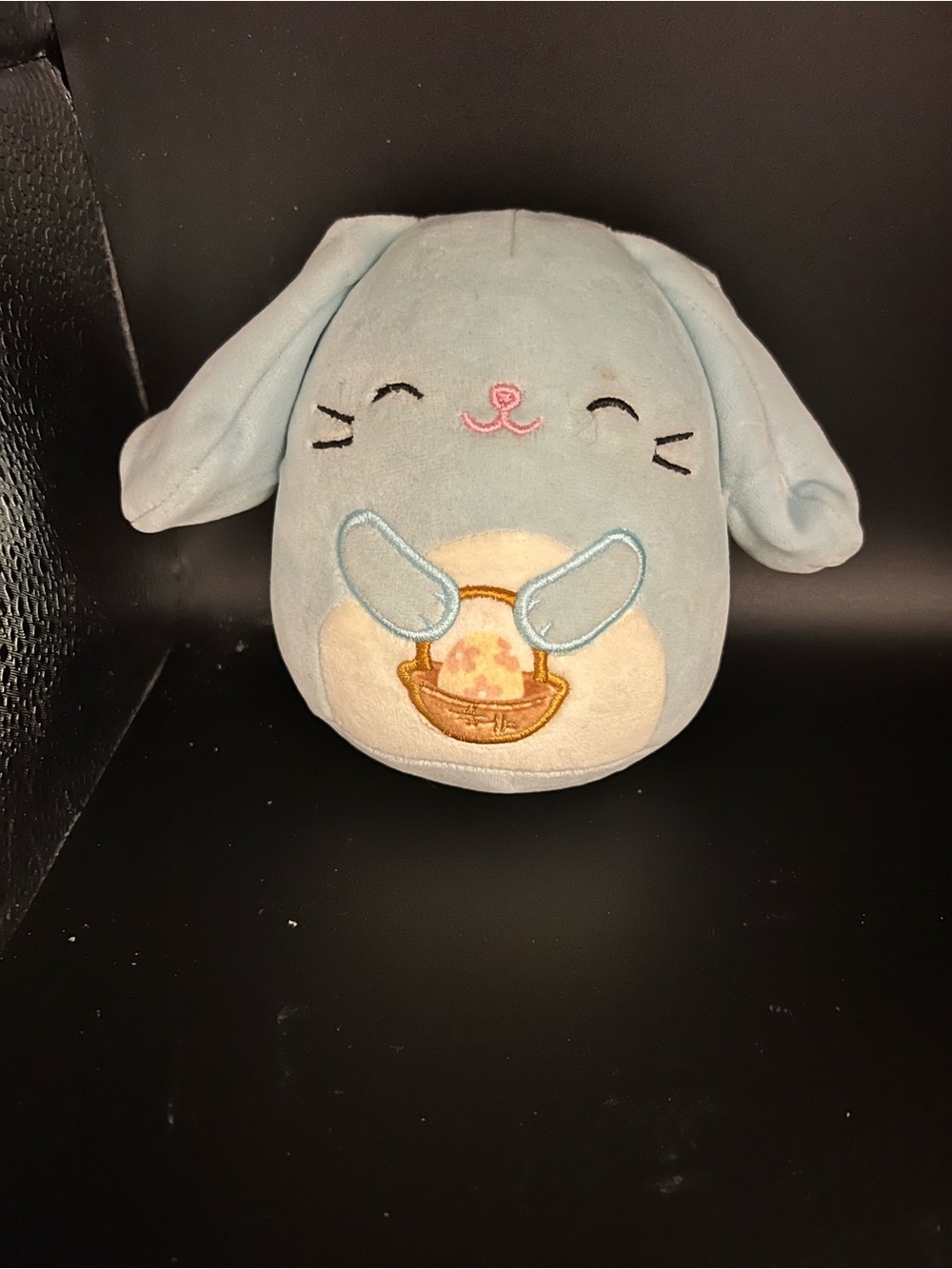 Squishmallows Buttons the Bunny with Embroidered Basket